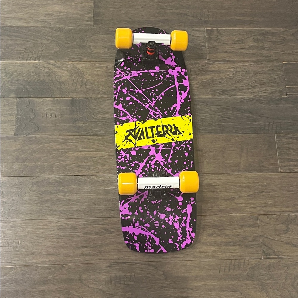 Madrid Valterra Back to the Future 40th Anniversary Skateboard Complete #1647